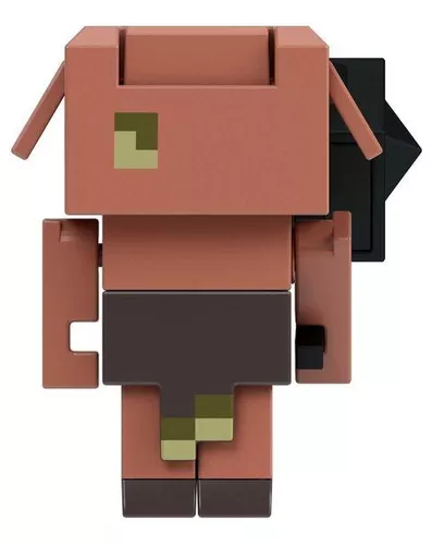 Boneco Minecraft Legends Piglin Pequeno Com Clava + Nf