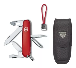 Victorinox Paquete Navaja Tinker Con Funda De Nylon Y Cordón