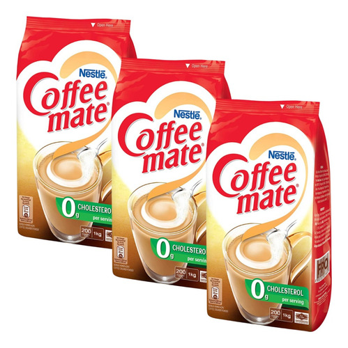 Coffee Mate Nestlé 3kg Original Pó Para Café Cremoso Creamer