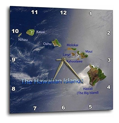 Dpp554083 Vista De Las Islas Hawaianas Reloj De Pared, ...