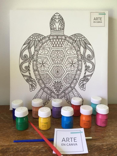 Canva Tortuga Mandala