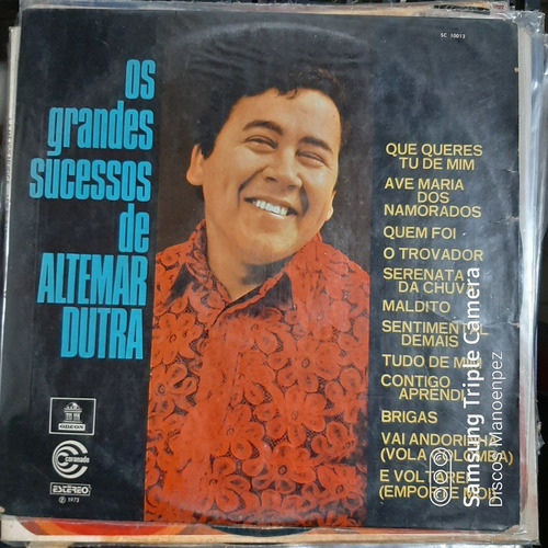 Vinilo Altemar Dutra Os Grandes Sucessos M5