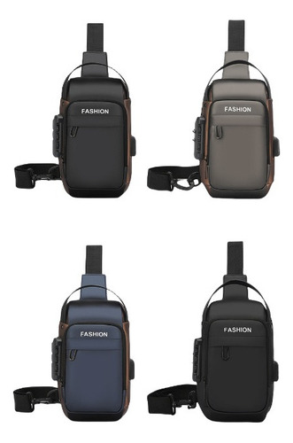 Bolso De Pecho Antirrobo De Moda Para Hombre Al Aire Libre