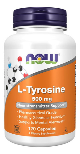 L-tyrosine 500 Mg Tirosina X120