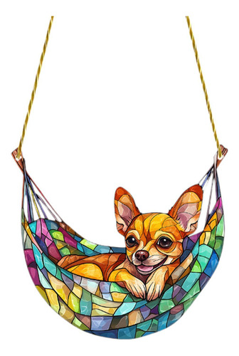 Adorno Colgante De Ventana De Perro 2d, Decoración De Pared