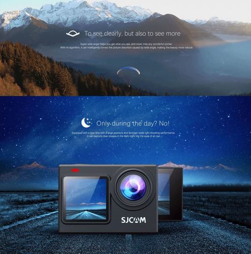 Kit Cámara Más 2 Baterías Sjcam Sj6 Pro 24mp 4k 60 Fps