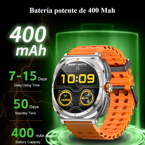Reloj Inteligente Hombre Smart Watch Auriculares Dos En Uno