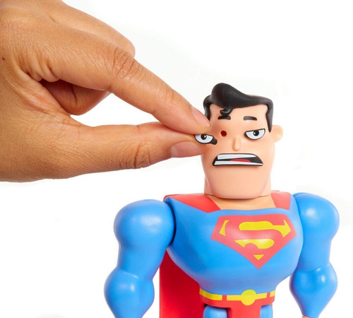 Figura Coleccion Dc Jovenes Titanes Superman Multicaras (Usado)