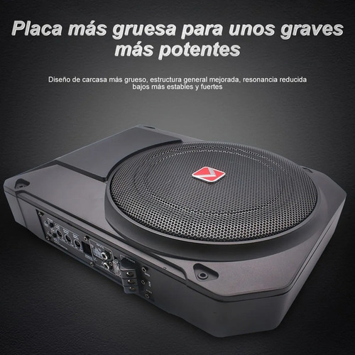Subwoofer Amplificado 10 Pulgadas 800w Bajos Para Auto