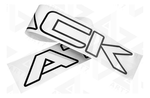 Par Adesivo Attack Frontier 2012 A 2016 Faixa Lateral Preto
