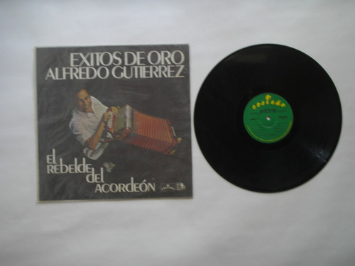 Lp Vinilo Alfredo Gutierrez Exitos De Oro Ed Colombia 1980