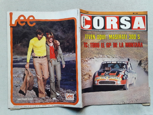 Revista Corsa Nº 345 Año 1972 Lamina Circuitos Turísticos 