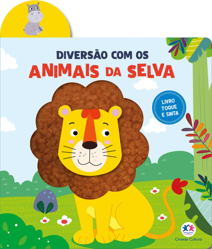 Diversão com os animais da selva, de KORAL BOOKS. Editorial Ciranda Cultural, tapa mole en português