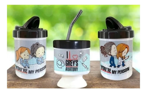 Juego Mate Personalizado Mate Yerbera Azucarera