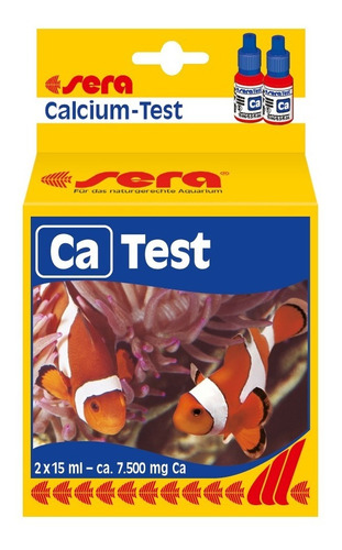 Sera Teste De Cálcio - Ca Test 2x15ml (faz Até 20 Testes)