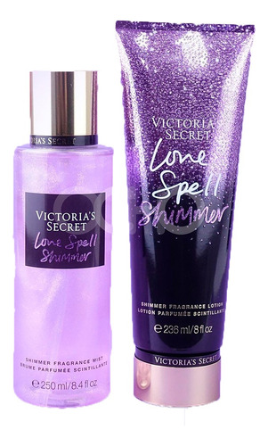 Perfume Victoria Secret Love Spell Shimmer Crema  Mist Pack 