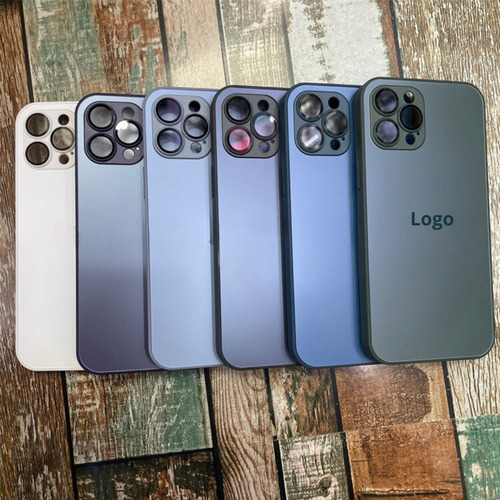 Capa Case Luxo De Vidro Glass Para iPhone 13 Pro Max