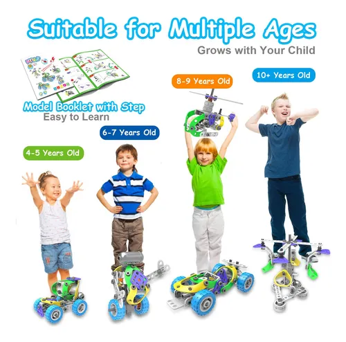 Juguetes Stem 10 En 1 Para Ninos De 5, 6, 7, 8 Anos, Regalos