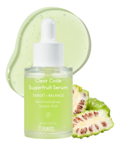 Purito Clear Code Superfruit Suero 30 Ml/1.01 Fl.oz., Soluci