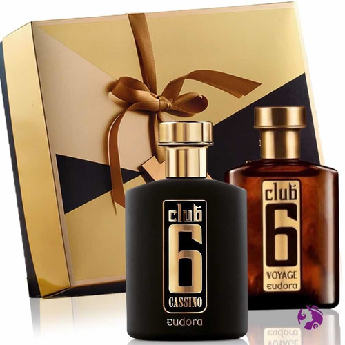 Club 6 Voyage + Club 6 Cassino / Presente Eudora Volume Da Unidade 100 Ml