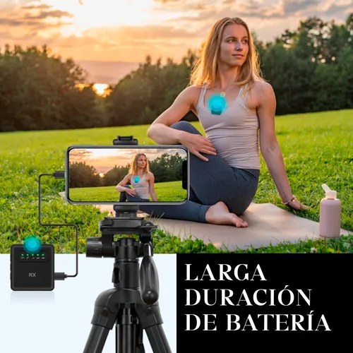 Microfono Dual Inalambrico X2 Usb Celular Receptor Tipo C