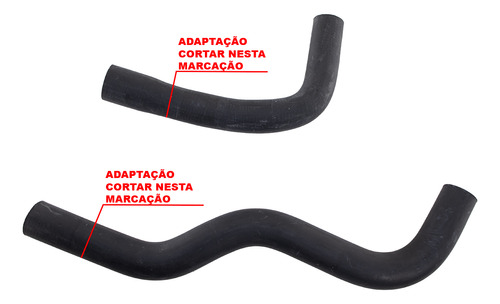 Kit Mangueira Radiador Hornet 600 Carburada 05/08 Adaptação