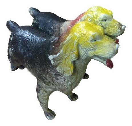 Brinquedos Coleção Kit C/ 2 Cães/ Cachorros Lindos!!! (283) (Usado)