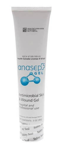 Gel Antimicrobiano Anasept Para Heridas En La Piel 3 Oztube