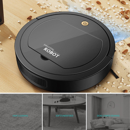 Robot Aspirador 3 En 1, 1200 Mah, Silencioso Para Pelo De