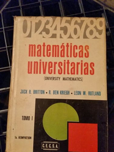 Libro Matemáticas Universitaria