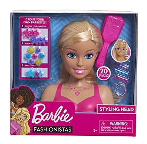 Barbie Fashionistas Styling Head - Pelo Rubio