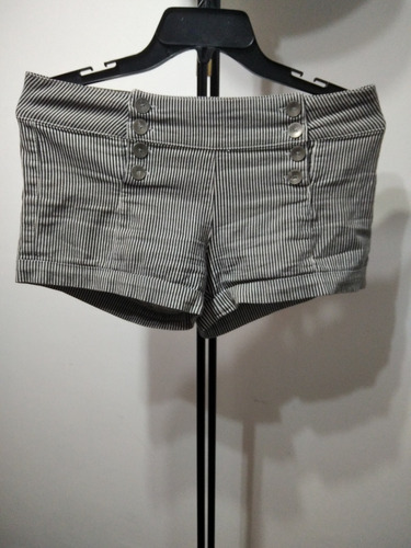 Shorts A Rayas Elasticado  Gues S