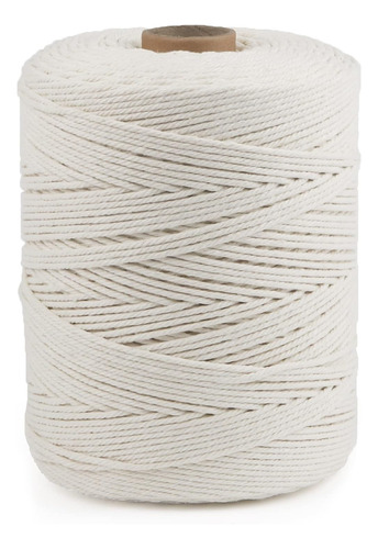 Cordón Macramé Torcido Diy 3mm 500 Metros 100% Algodón