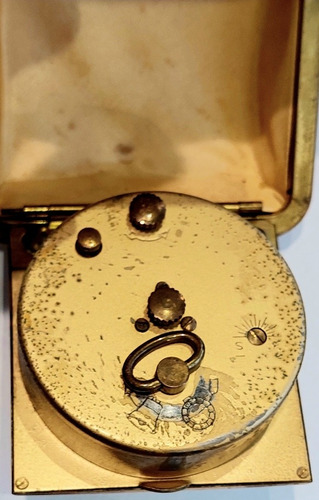 Antiguo Reloj Despertador Europa De Viaje Decoracion Retro (Usado)