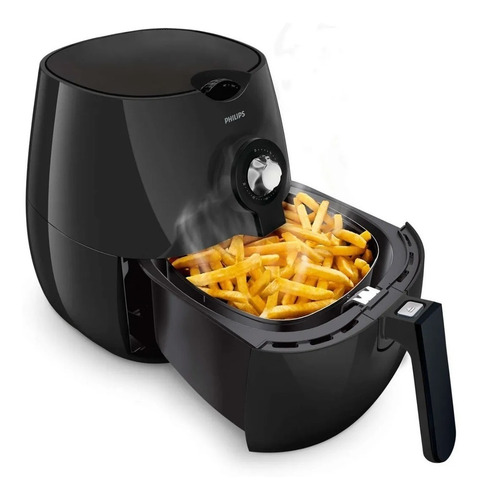 Imagen 2 de 8 de Freidora Sin Aceite Philips Hd9218/71 Daily Collection Negra