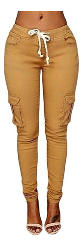 Pant Men  Mujer Pant Casual Tipo Cargo Ajusta R