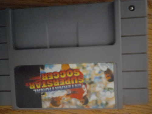 Cartucho Internacional Super Star Soccer Snes Copia 90s