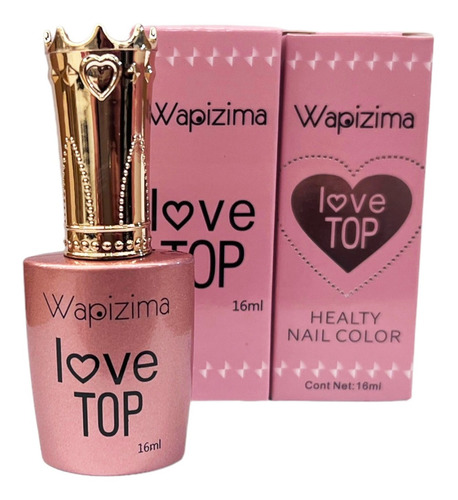 Top Coat Gel De Brillo Love Top 16 Ml Wapizima