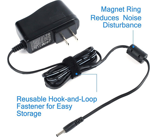 Adaptador De Corriente Lotfancy Para Amazon Echo 1 / 2 Gen