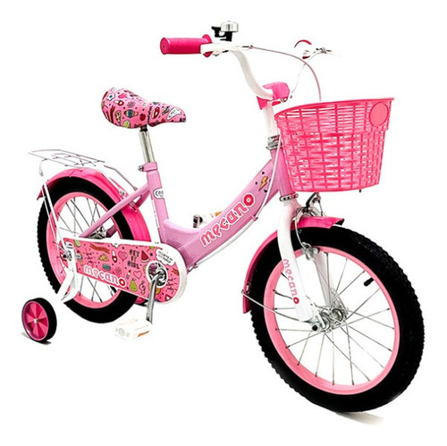 Imagen 1 de 1 de Bicicleta femenina Love Lady R16 frenos v-brakes y tambor color rosa con ruedas de entrenamiento  