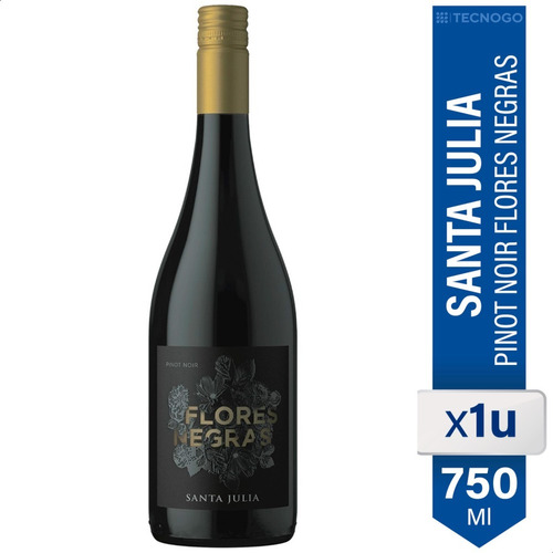 Vino Santa Julia Flores Negras Pinot Noir - 01almacen