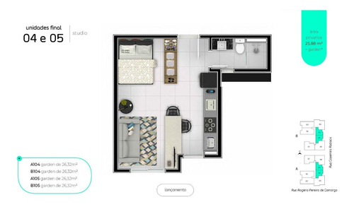 Imagem 23 de 30 de Apartamento Com 1 Dormitório À Venda, 25 M² Por R$ 183.900,00 - Cidade Industrial - Curitiba/pr - Ap0156