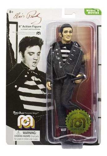 Muñeco Elvis Presley Rock De La Carcel 20cm Mego - Dgl Games