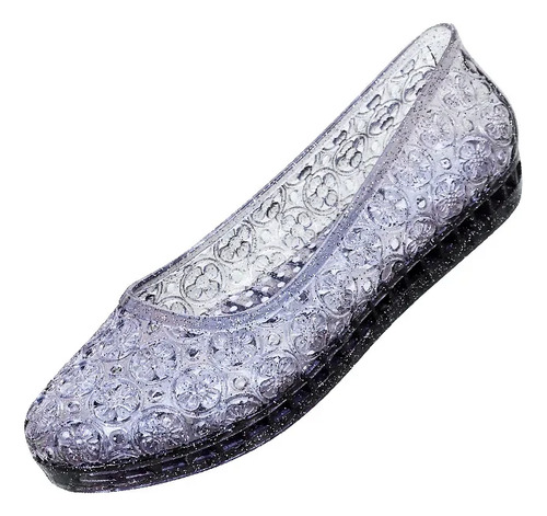 Sandalias Planas De Verano Con Cabeza De Cristal De Pvc Para