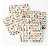 Comprar Set Posavasos Patrón De Estilo Minimalista Calidad Premium