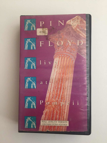 Imagem 2 de 8 de Pink Floyd Live At Pompeii Fita Vídeo Cassete Vhs Nacional