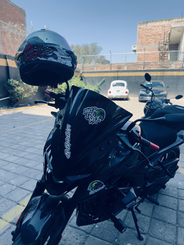 Pulsar N250 2024 Fi Sliders Negros Tiene Cúpula (no Se Perfo