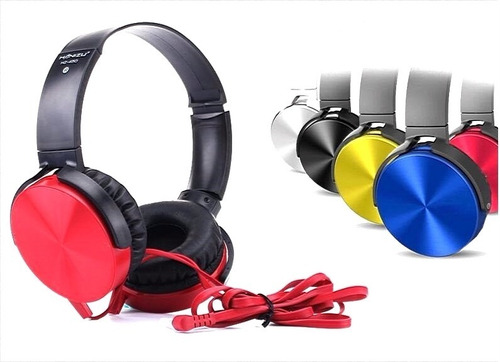 Auriculares Extra Bass St-450 Con Microfono De Vincha Febo