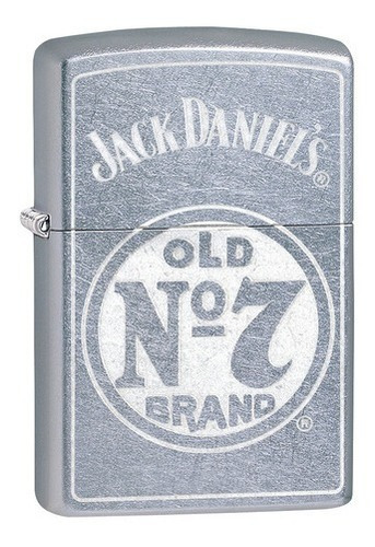 Encendedor Zippo Lighter Jack Daniel's No. 7 Plateado