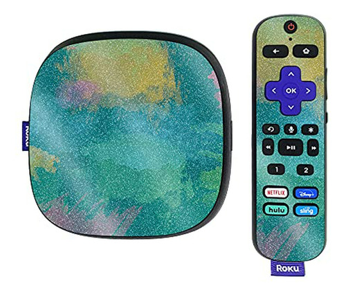 Piel Brillante De Glitter Compatible Con Roku Ultra 4k (2020